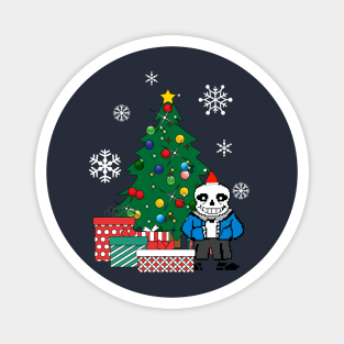 Sans Around The Christmas Tree Undertale Magnet